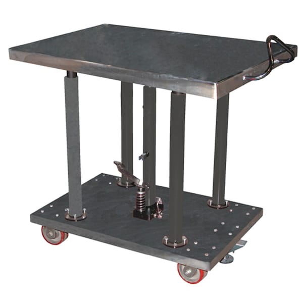 Vestil 24" X 36" Hydraulic Post Table, Load Cap. 2000 lb. HT-20-2436A-PSS - main
